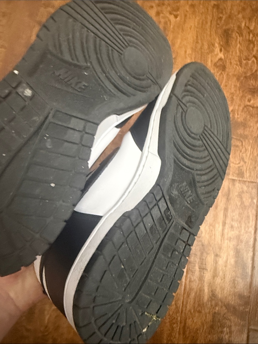 Nike Black and White High-Top Sneakers - Picture 12 of 14